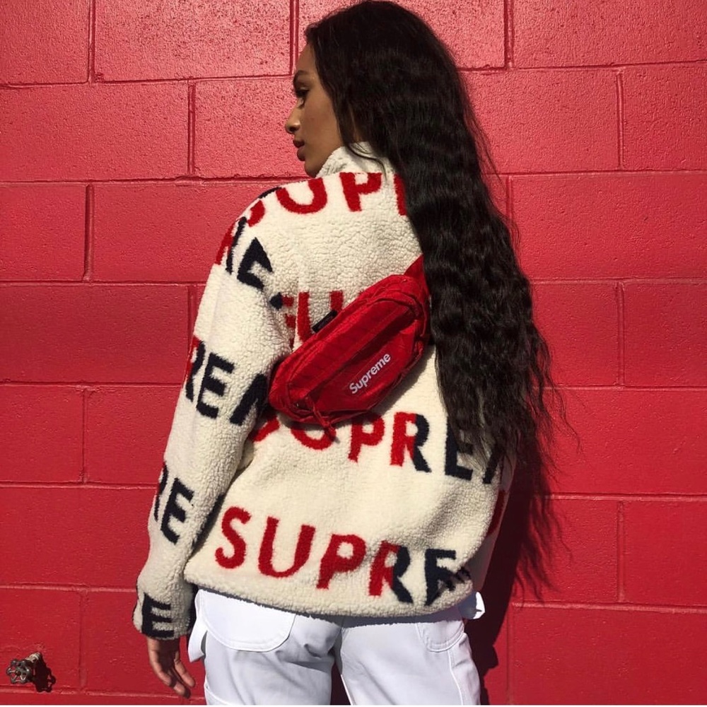Supreme reversible Sherpa jacket